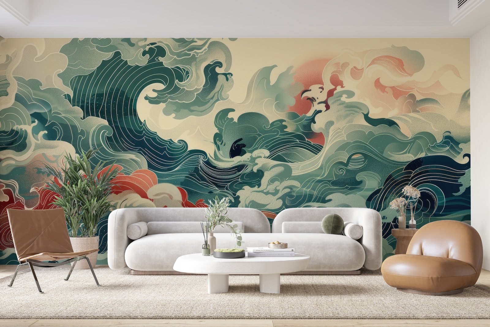 Papier peint 462 - mockup chambre