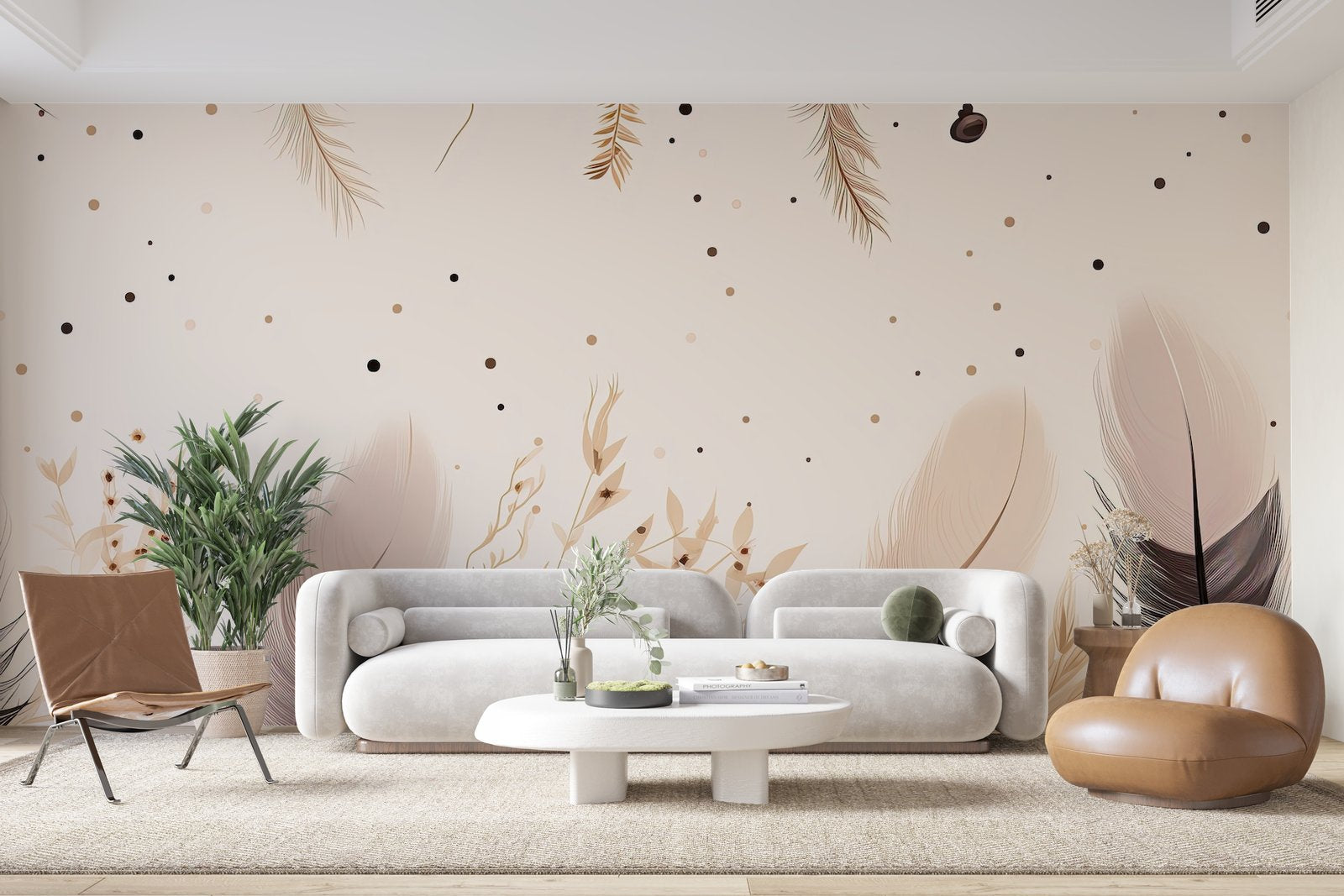 Papier peint 463 - mockup chambre