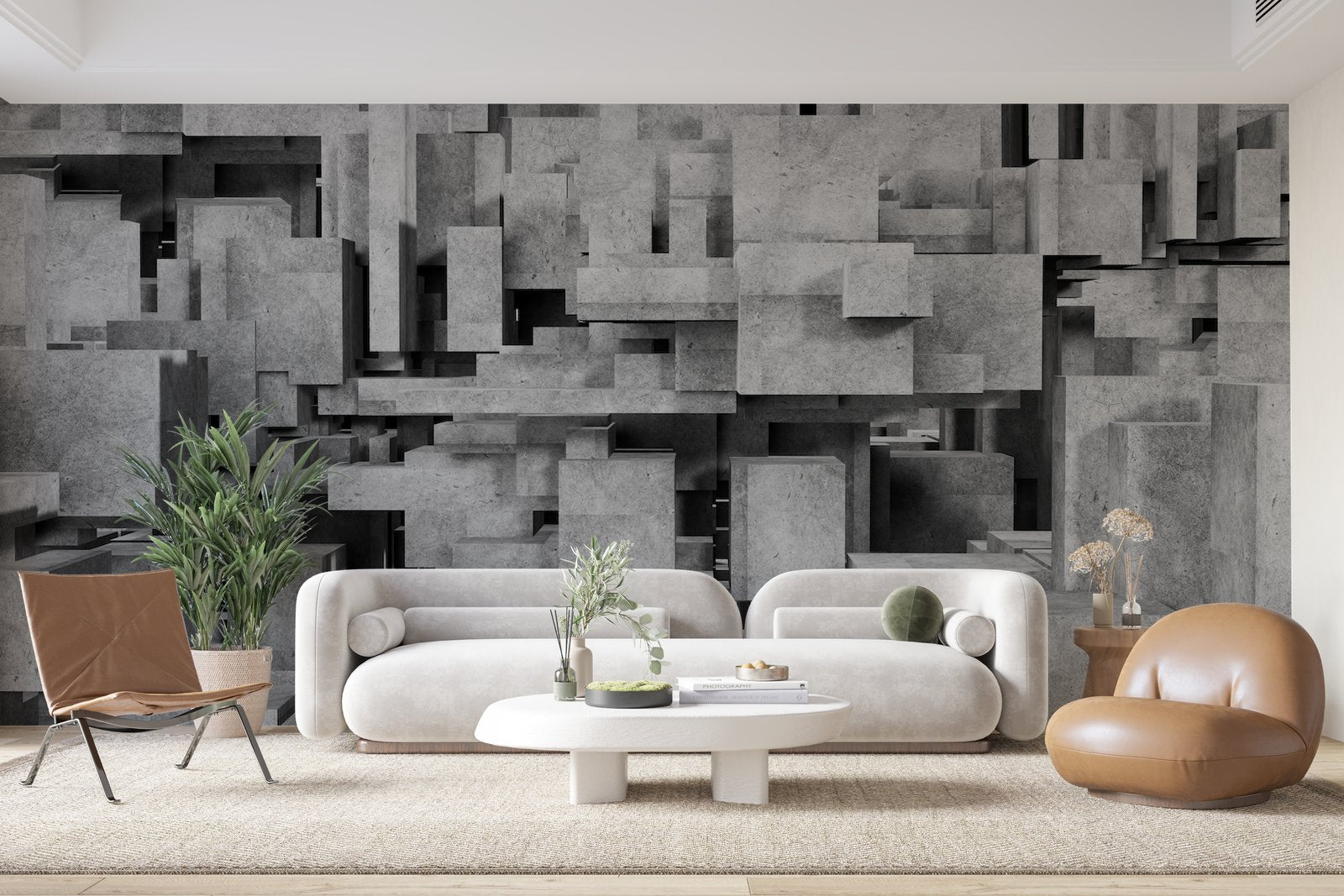 Papier peint 465 - mockup chambre