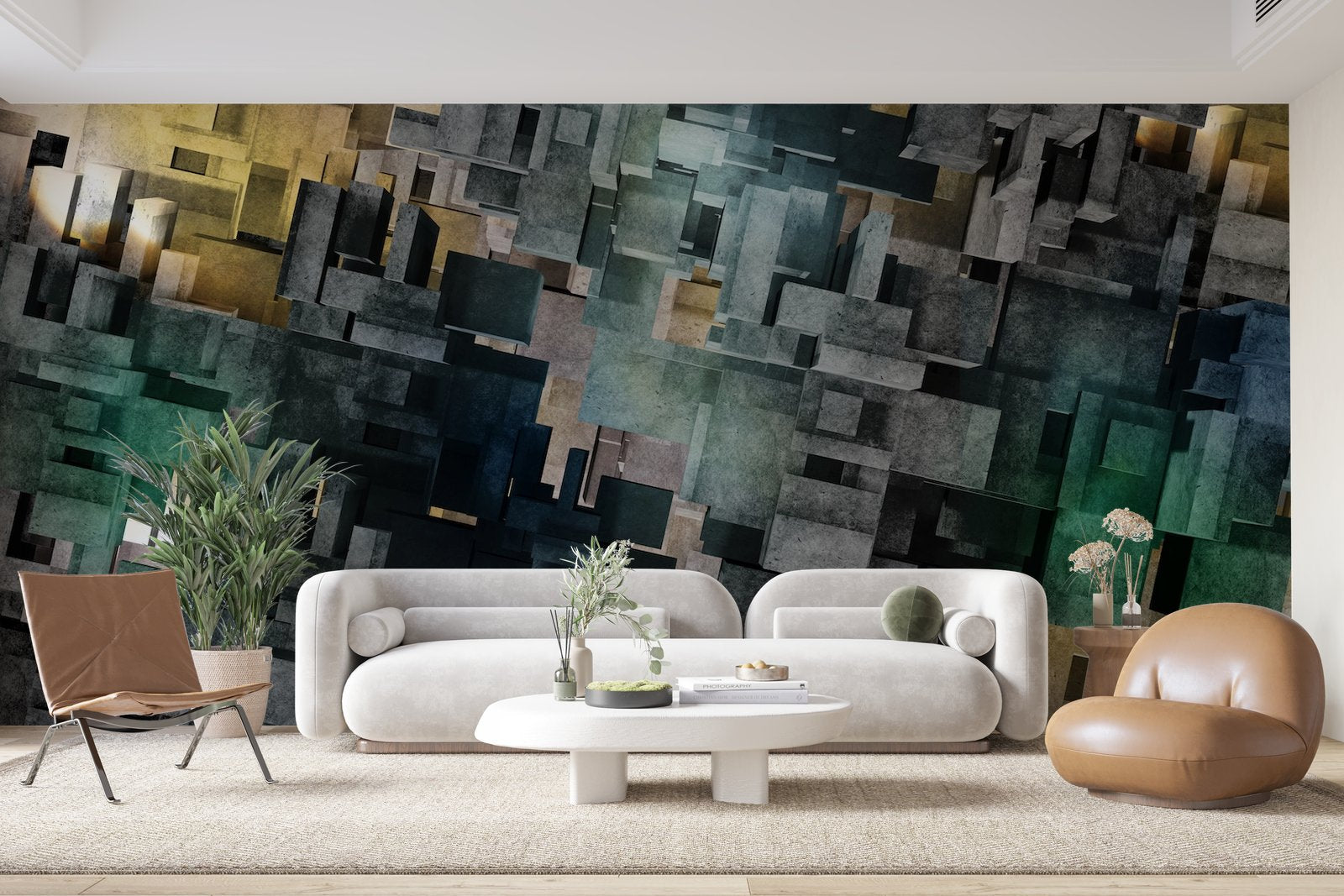 Papier peint 466 - mockup chambre