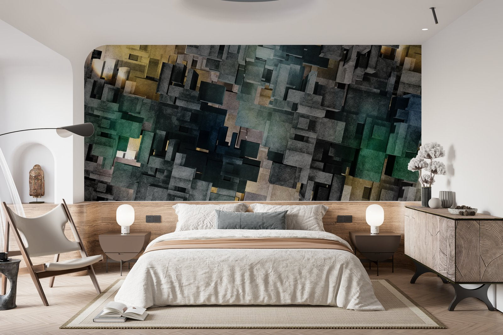Papier peint 466 - mockup salon