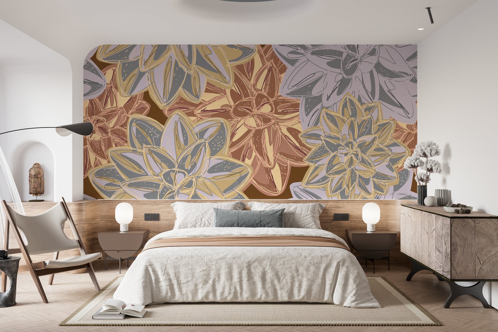 Papier peint 470 - mockup salon