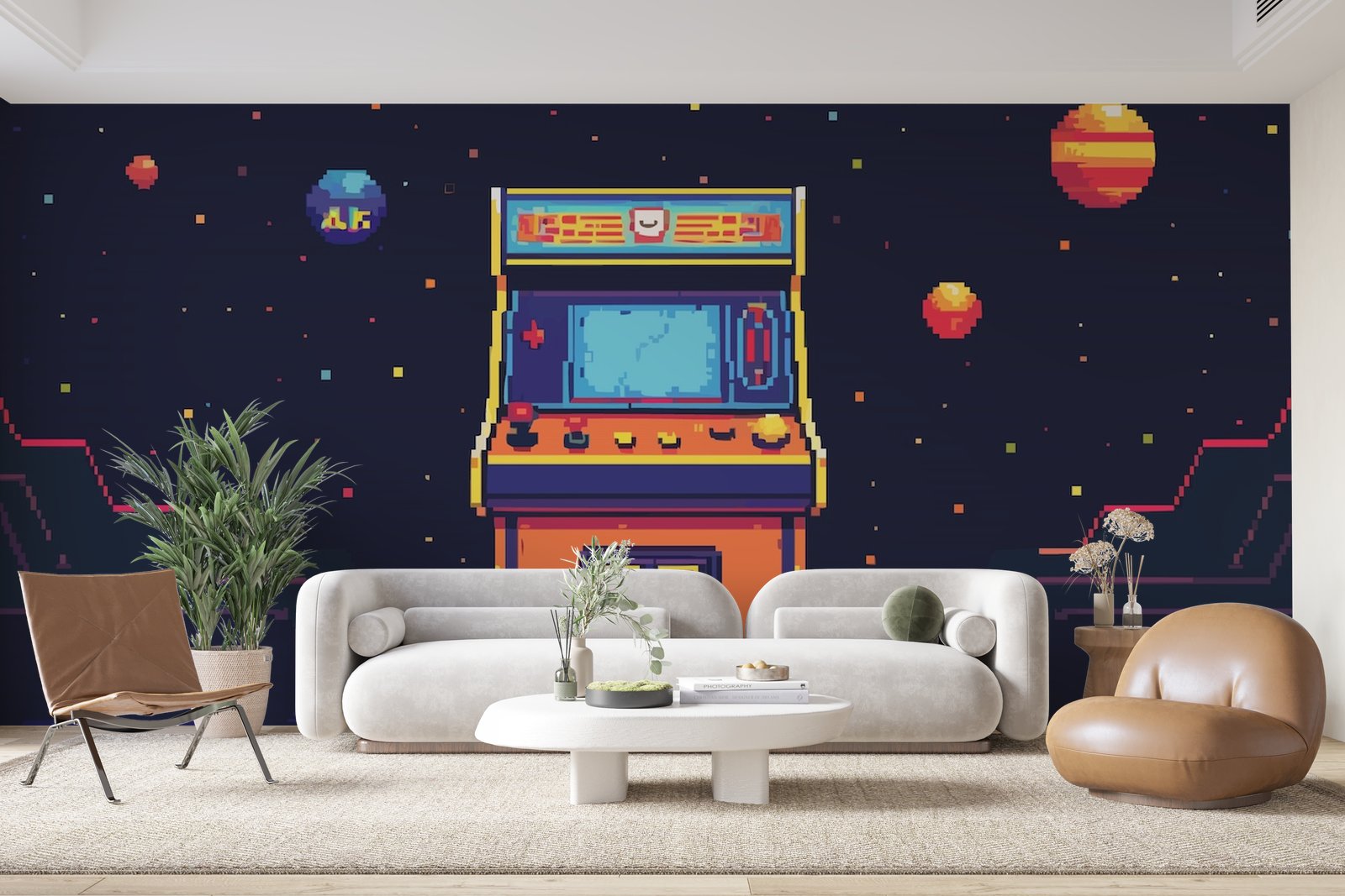 Papier peint 471 - mockup chambre