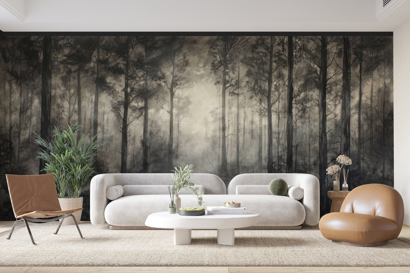 Papier peint 476 - mockup chambre