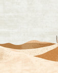 Papier Peint Désert - Cactus Beige