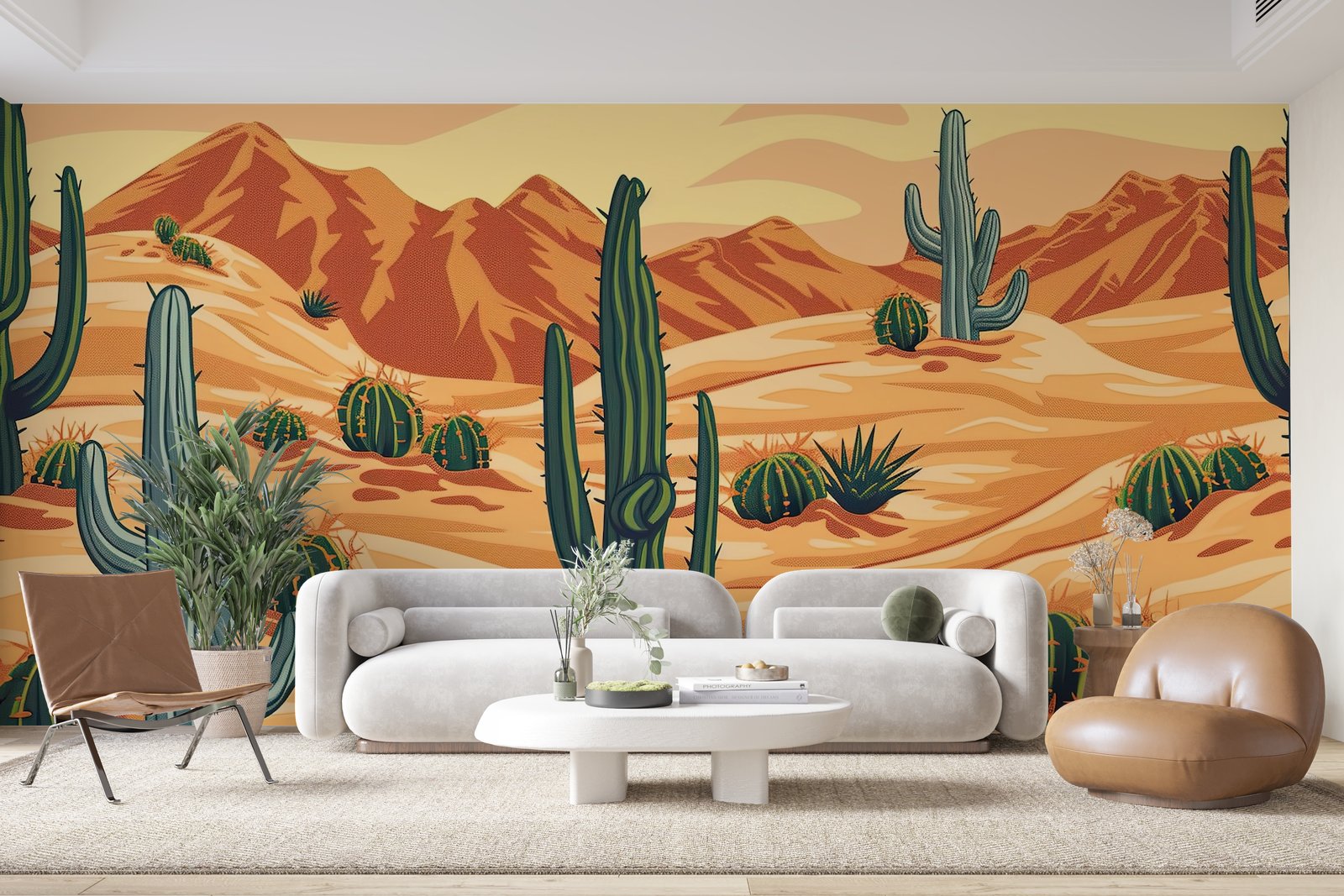 Papier peint 485 - mockup chambre