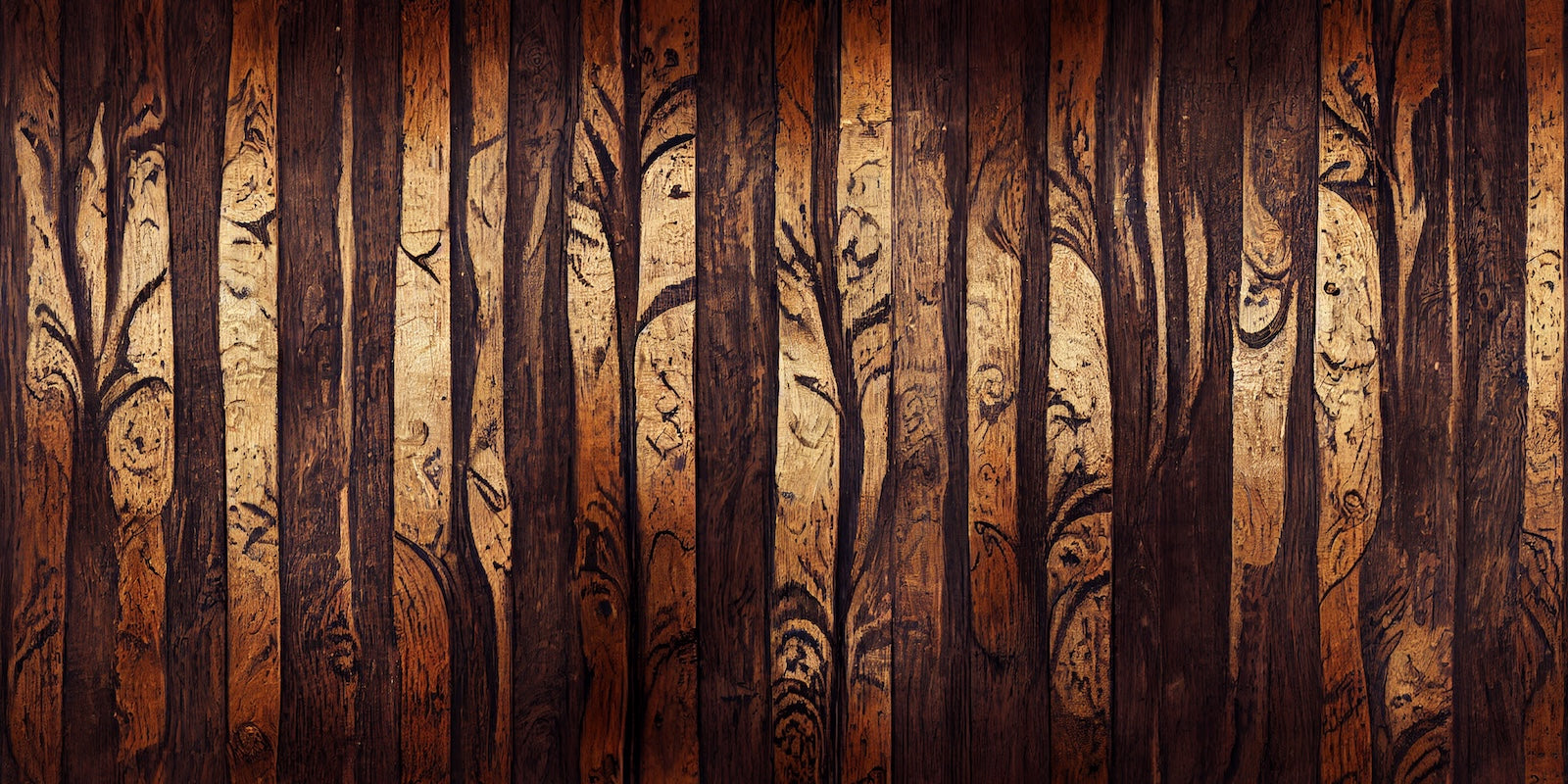 Papier Peint Bois - Planches Texturées