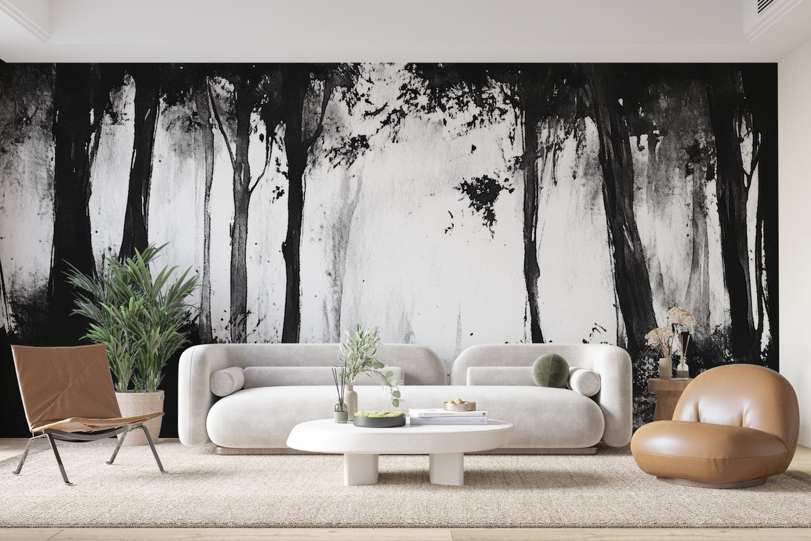 Papier peint 492 - mockup chambre