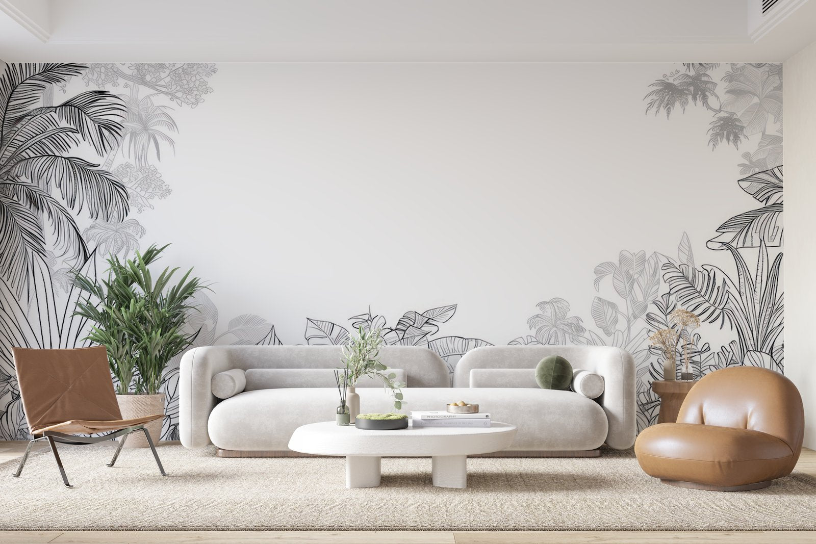 Papier peint 496 - mockup chambre
