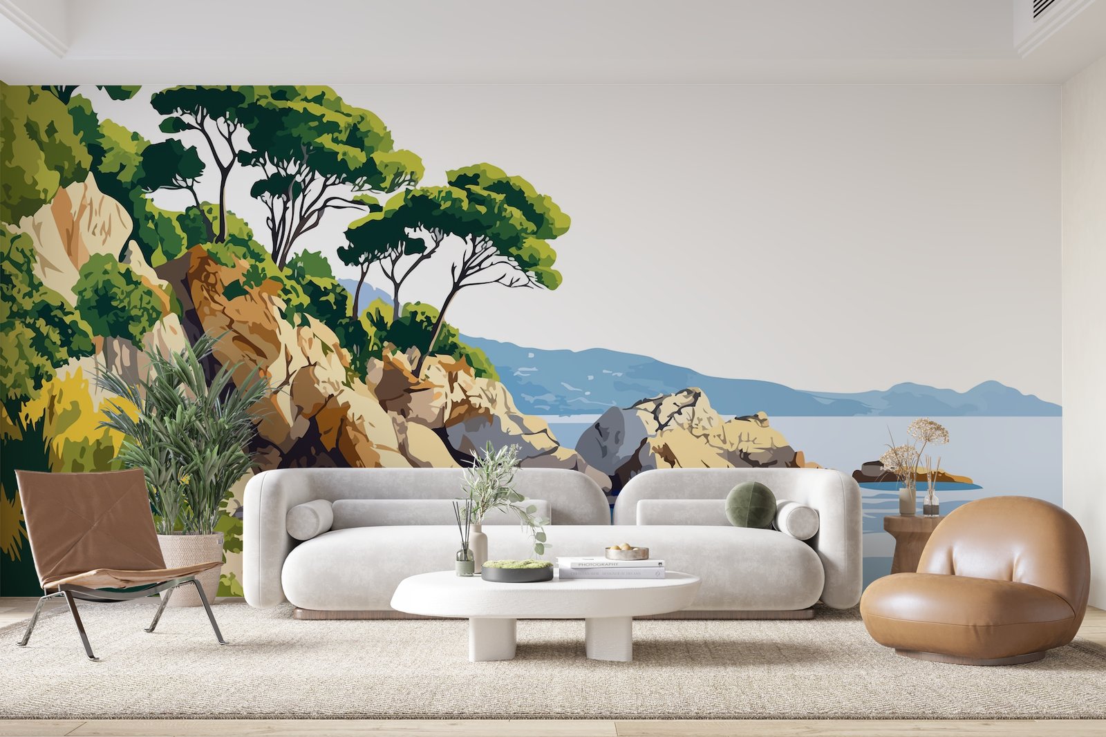 Papier peint 500 - mockup chambre