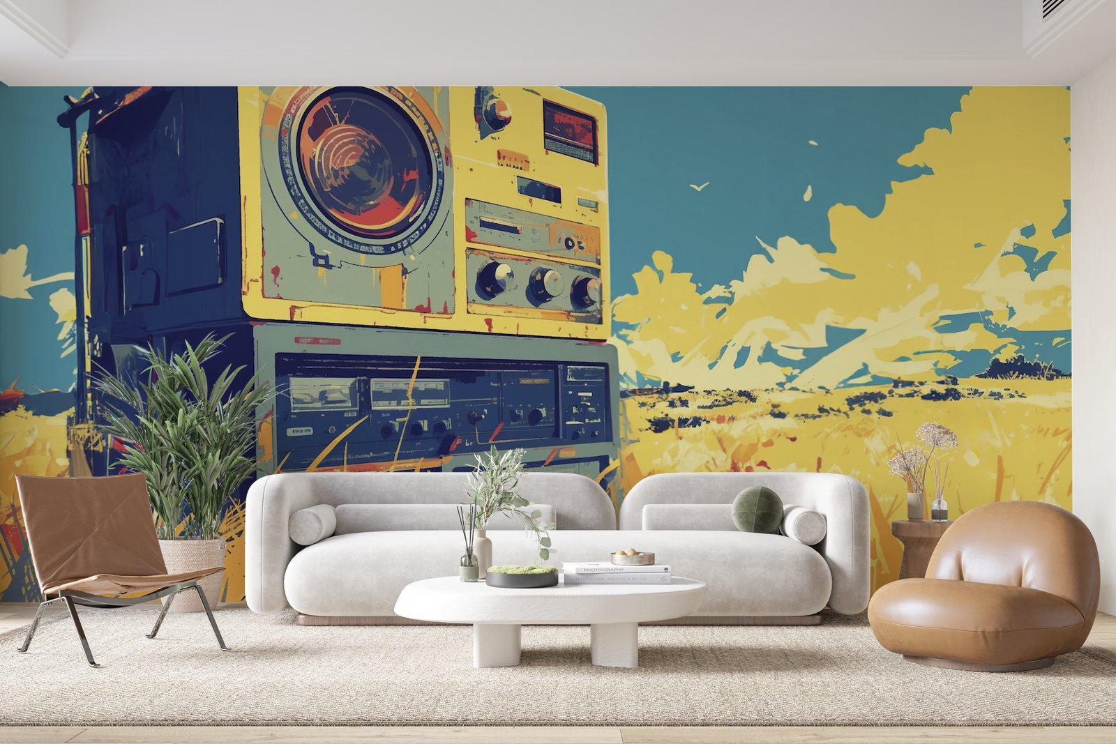 Papier peint 504 - mockup chambre