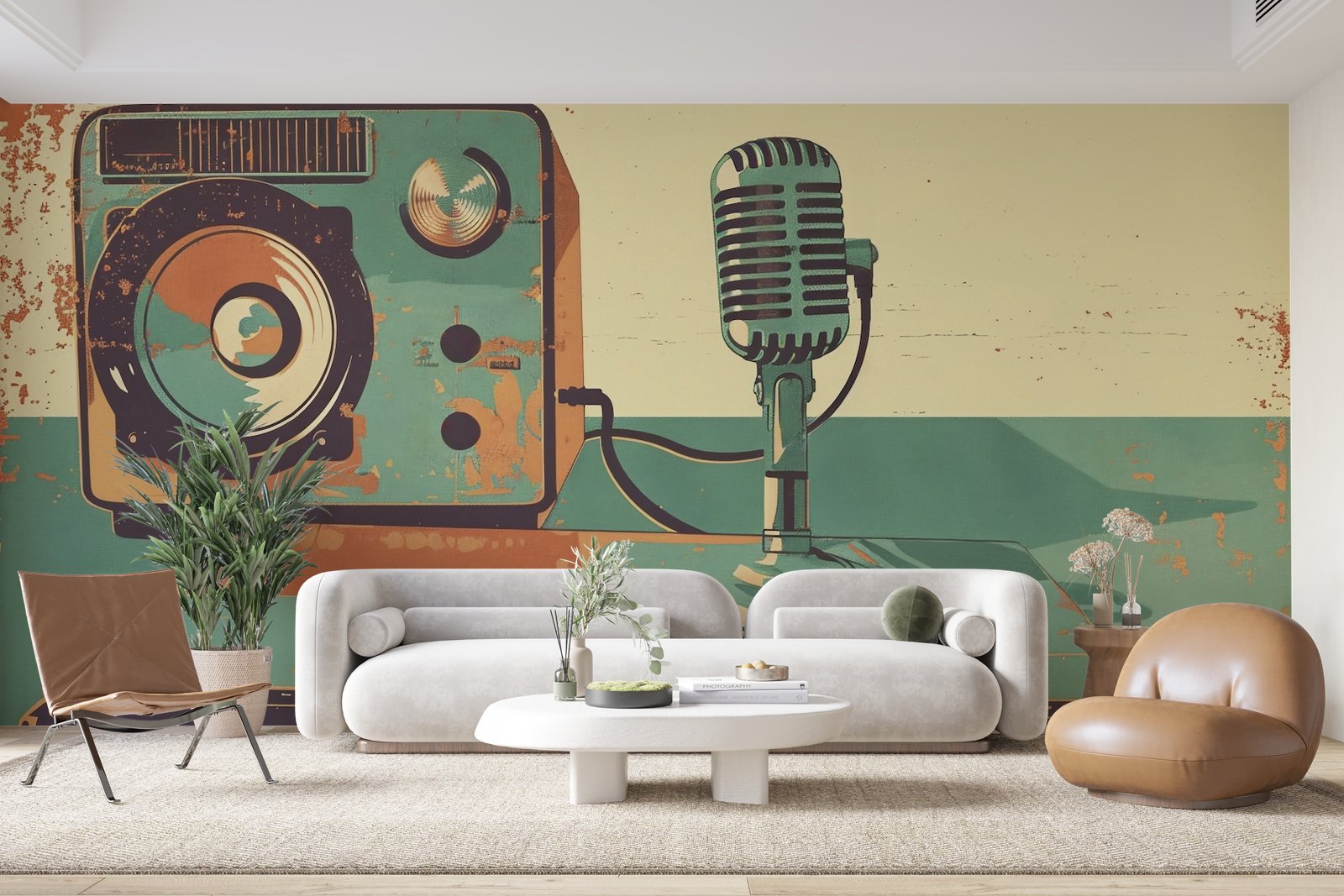 Papier peint 505 - mockup chambre
