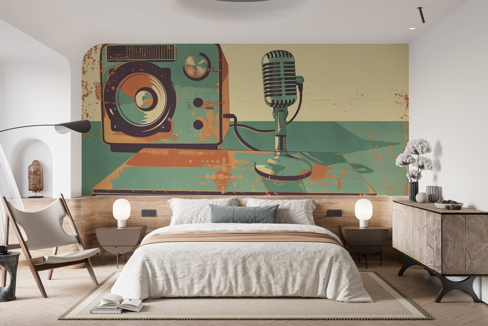Papier peint 505 - mockup salon