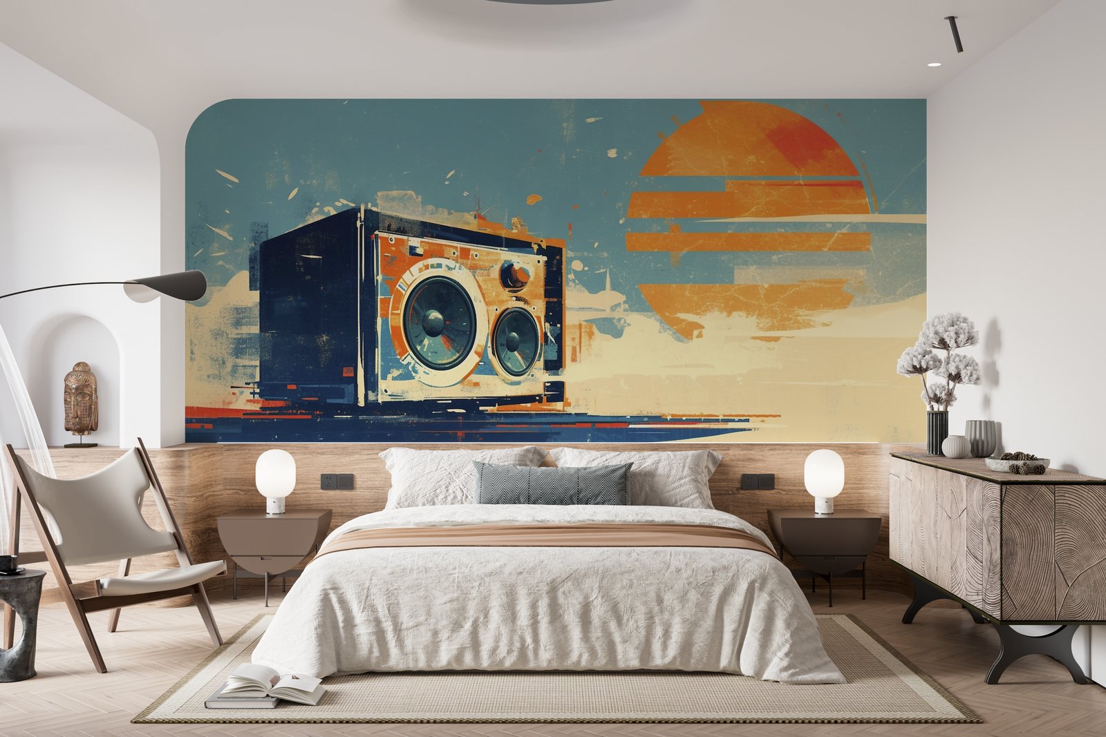 Papier peint 506 - mockup salon