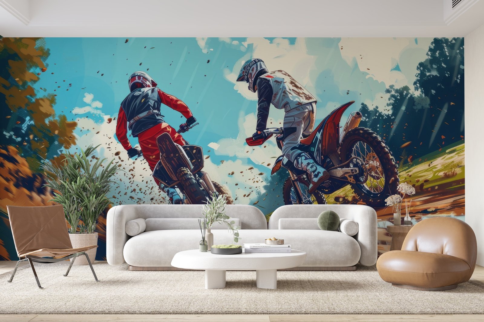 Papier peint 511 - mockup chambre