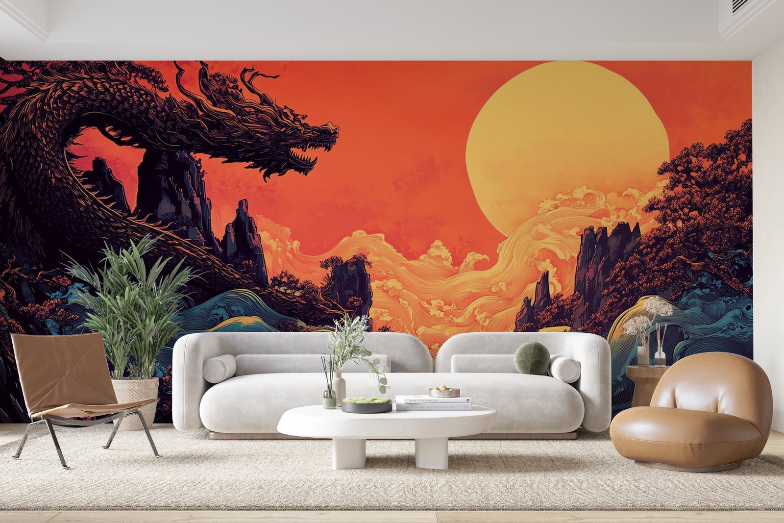 Papier peint 514 - mockup chambre