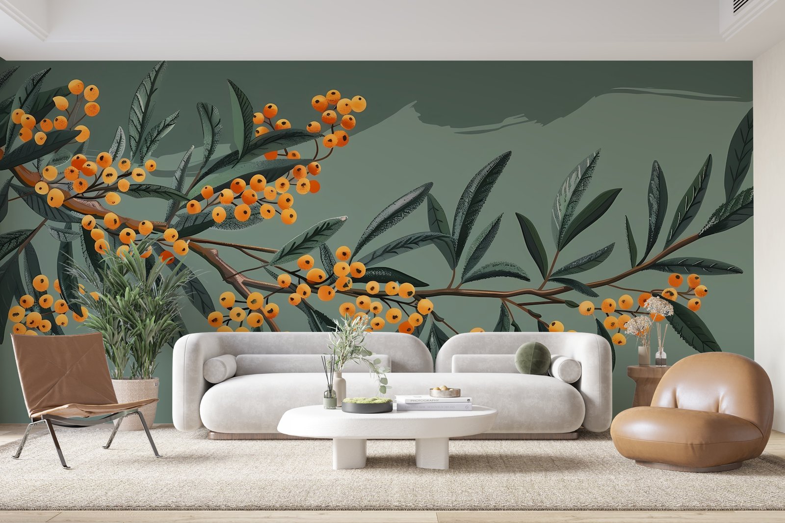 Papier peint 516 - mockup chambre