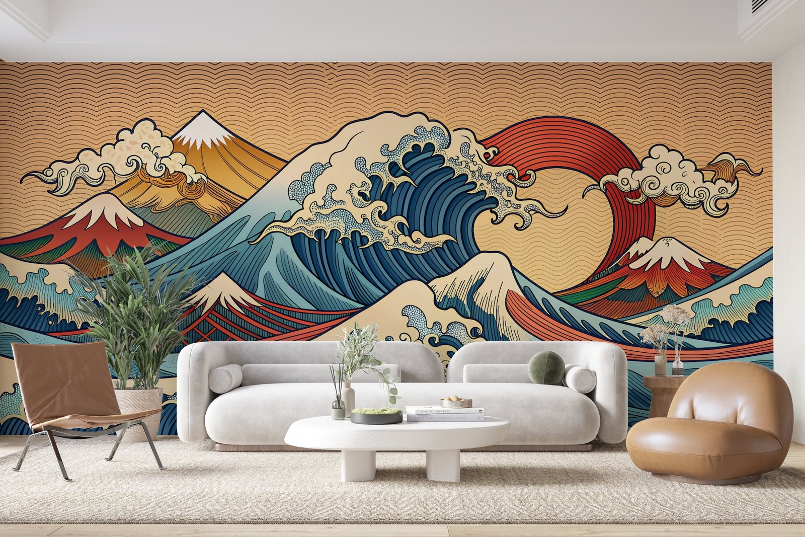 Papier peint 520 - mockup chambre
