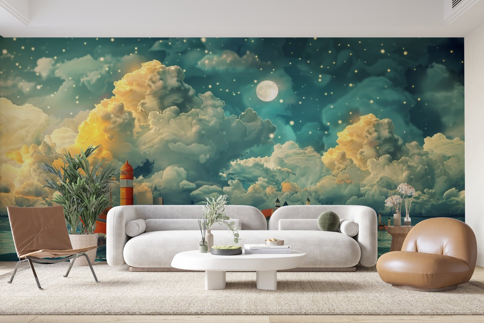 Papier peint 522 - mockup chambre