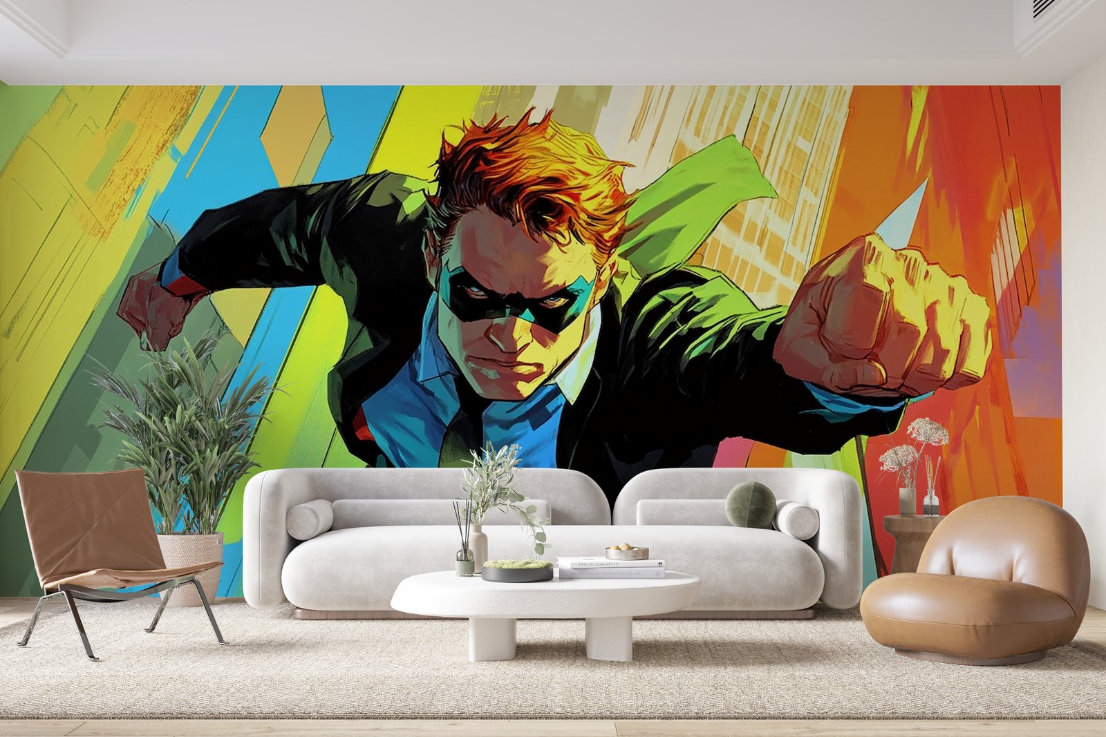 Papier peint 526 - mockup chambre