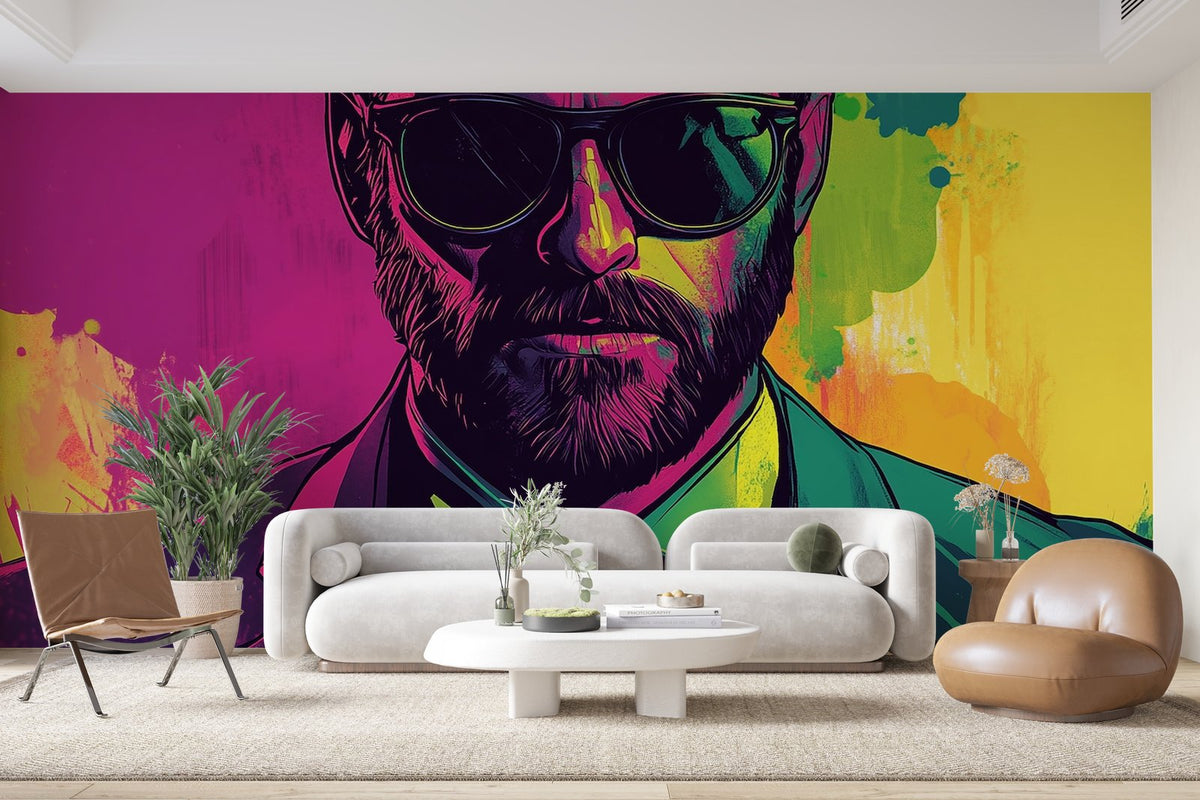 Papier peint 528 - mockup chambre