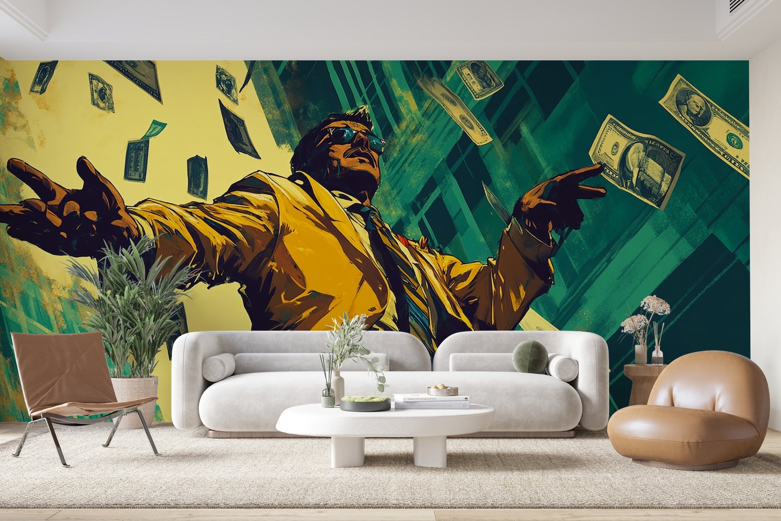 Papier peint 529 - mockup chambre