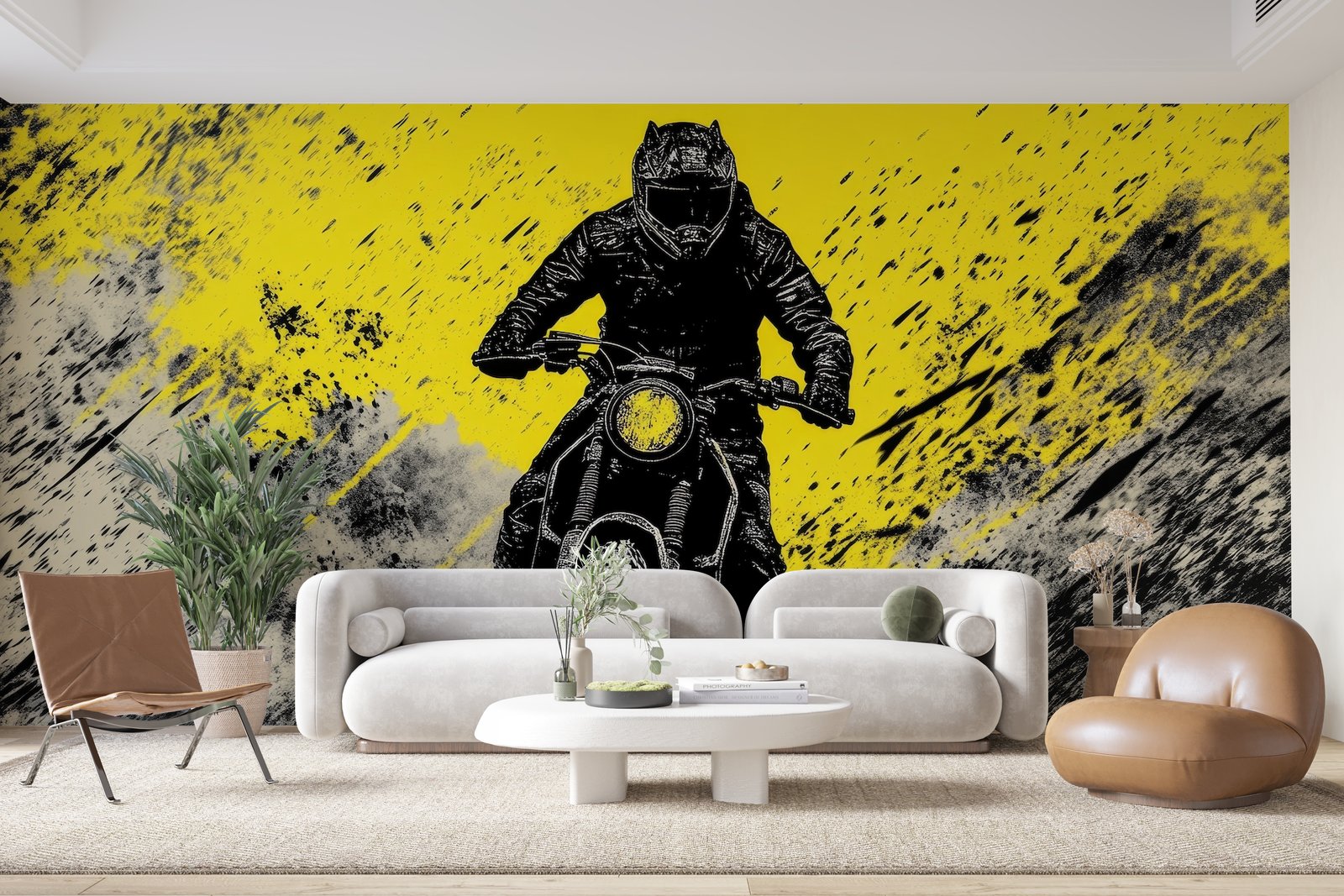Papier peint 533 - mockup chambre