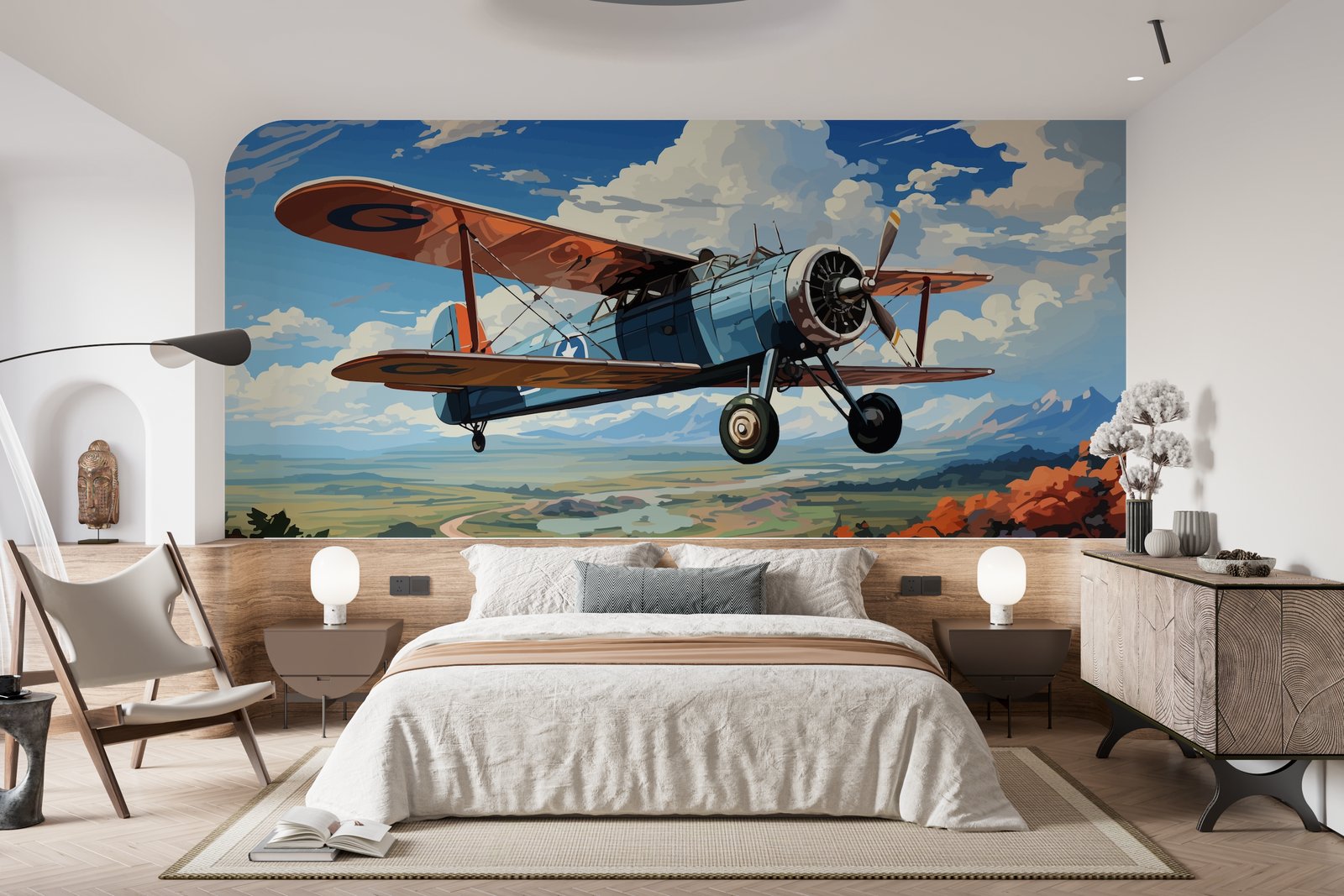 Papier peint 535 - mockup salon