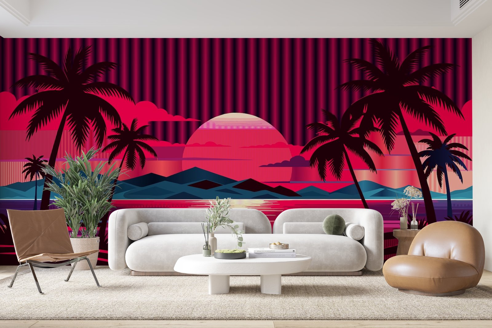 Papier peint 543 - mockup chambre