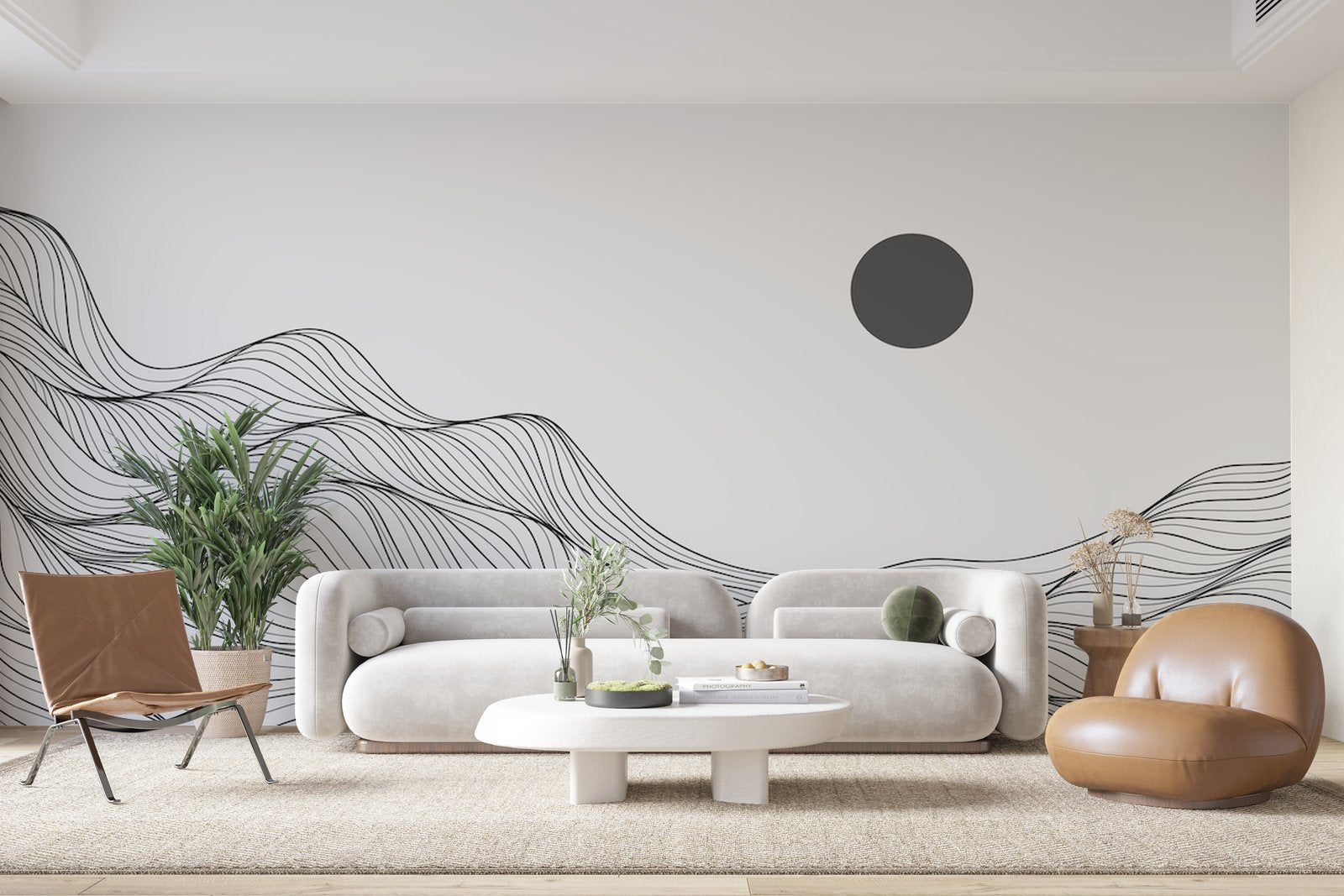 Papier peint 544 - mockup chambre