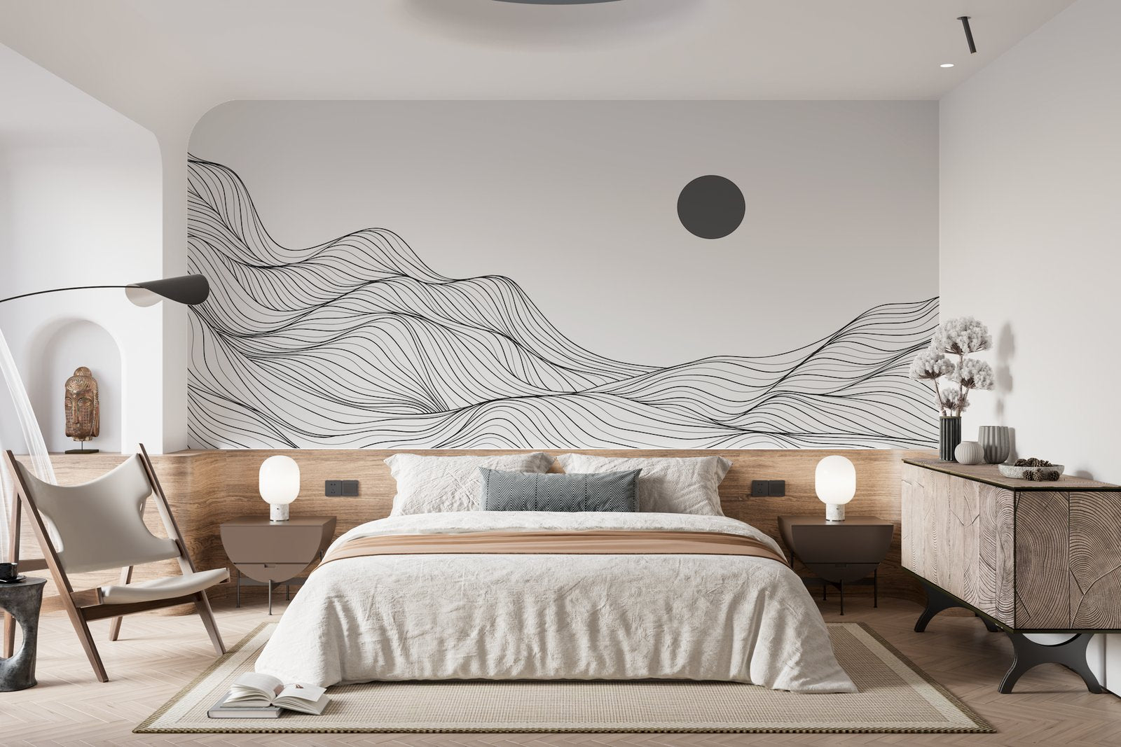Papier peint 544 - mockup salon