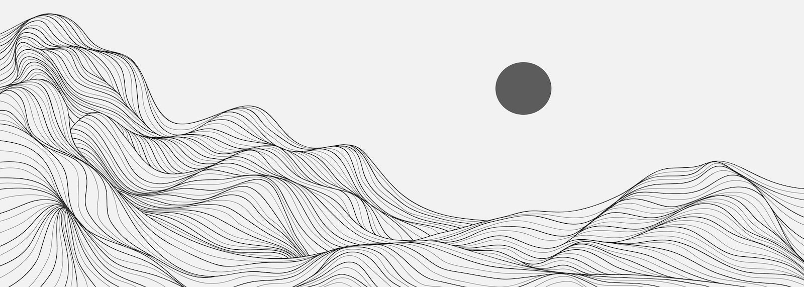 Papier Peint Noir et Blanc - Minimal Épuré
