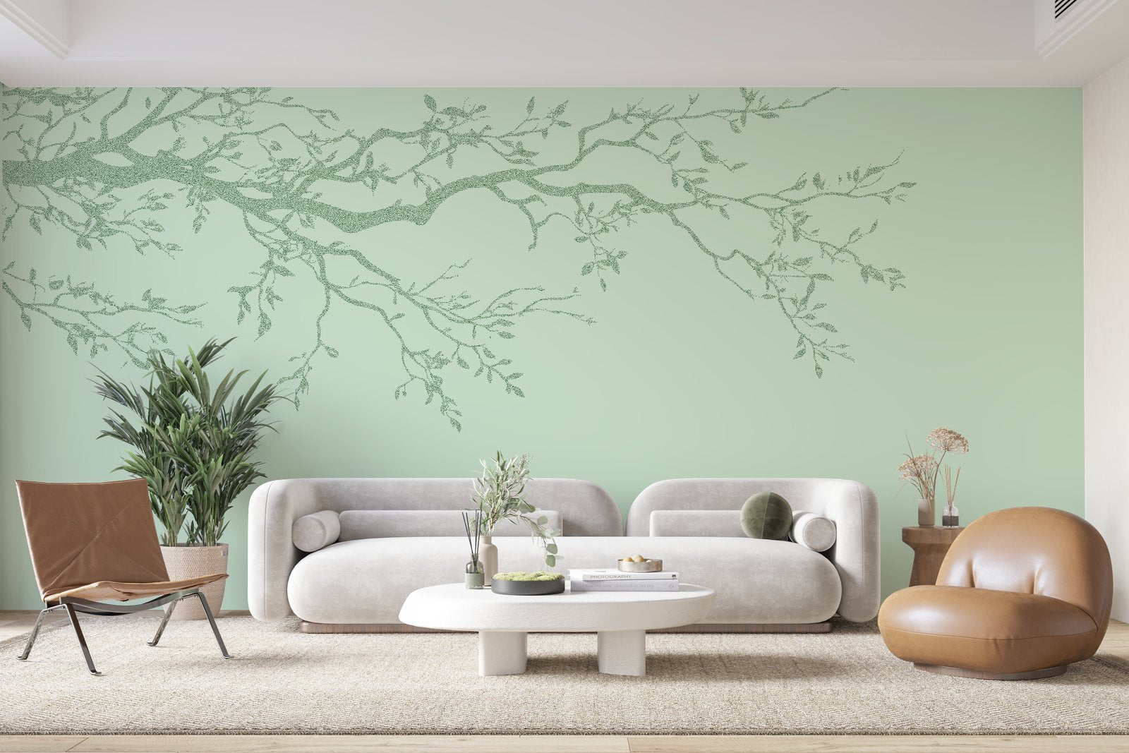 Papier peint 545 - mockup chambre