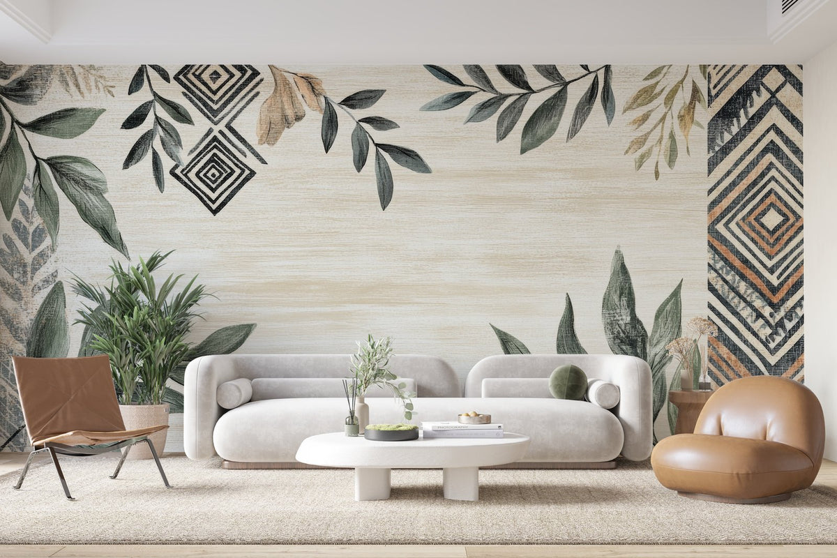 Papier peint 547 - mockup chambre