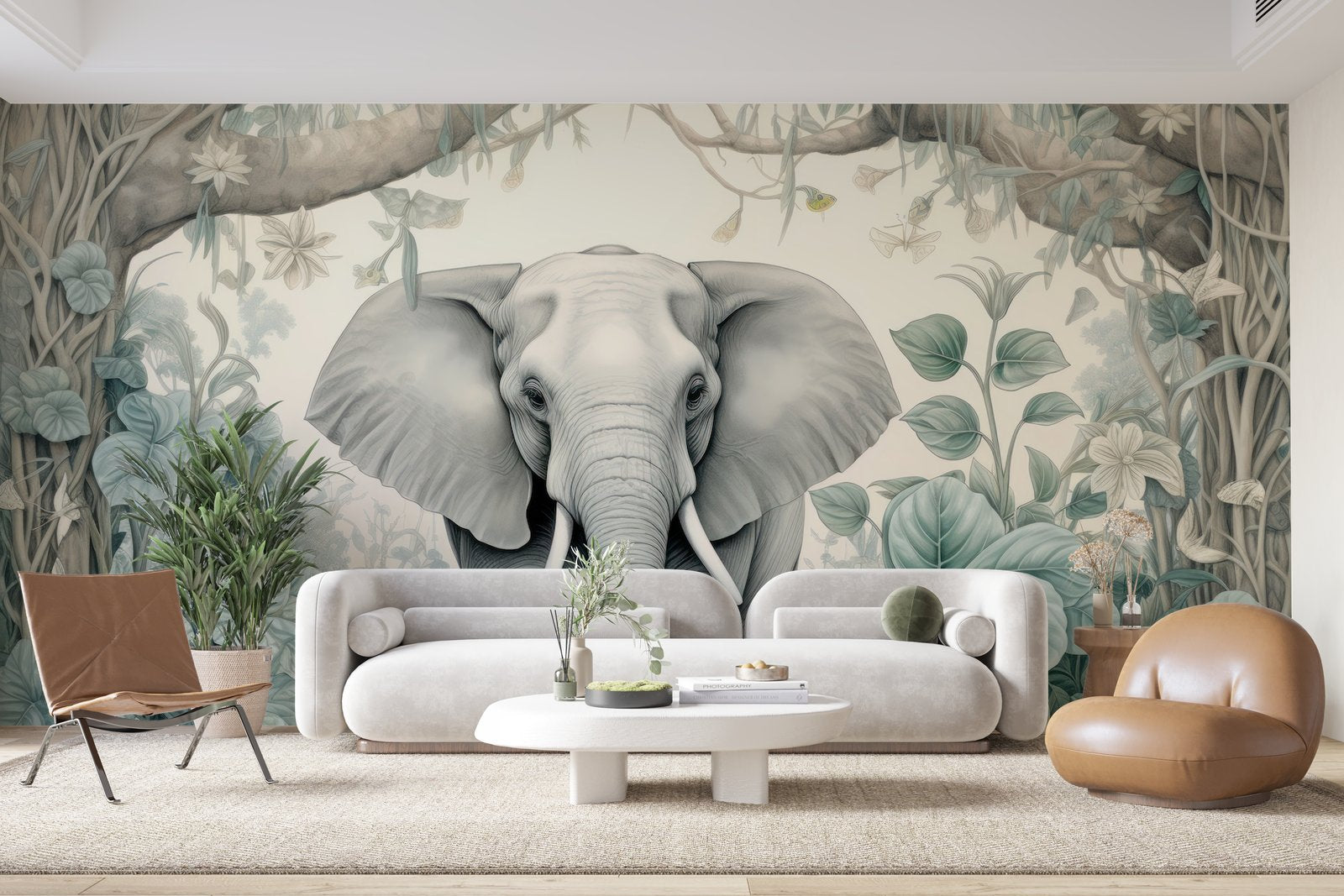 Papier peint 554 - mockup chambre