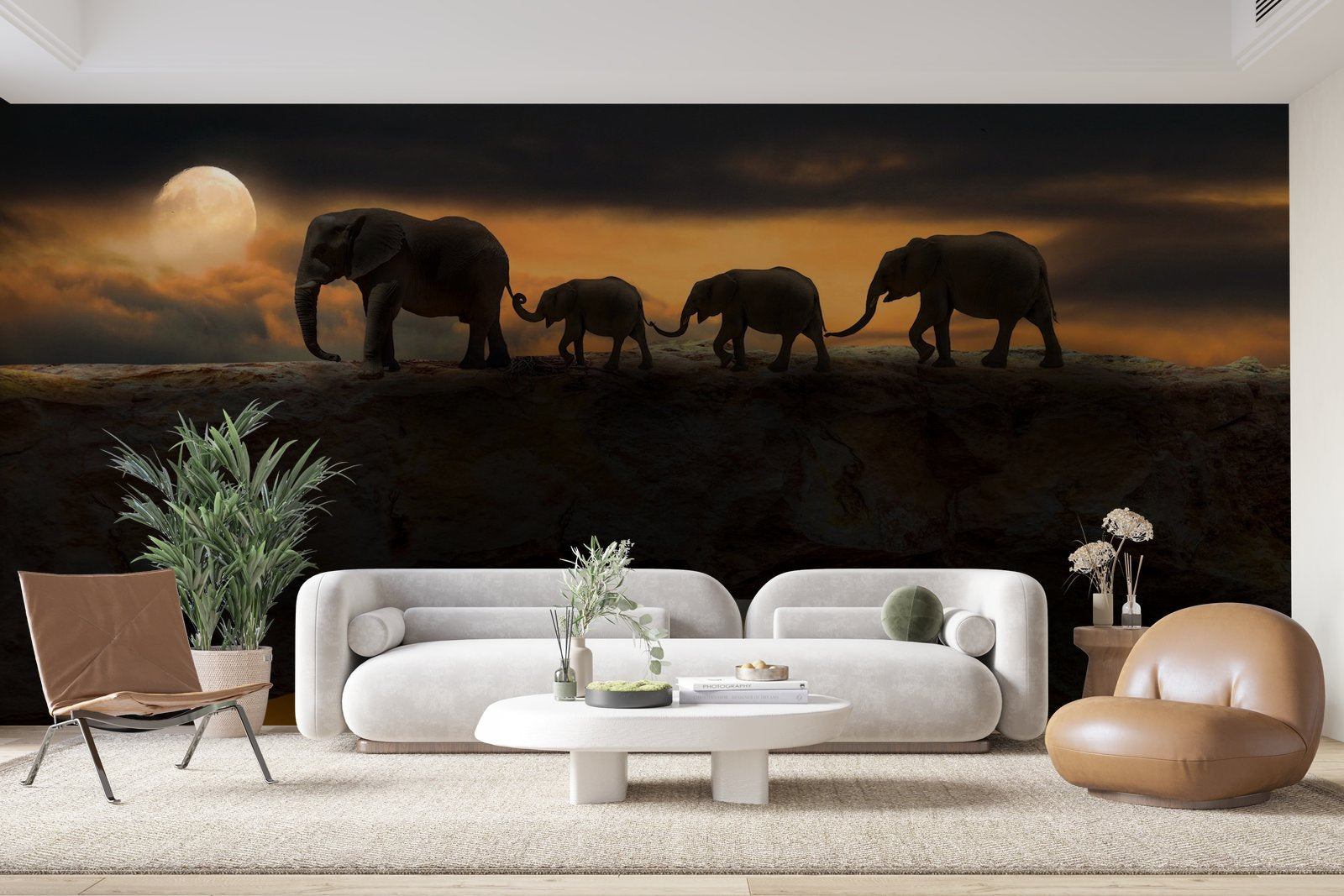Papier peint 555 - mockup chambre