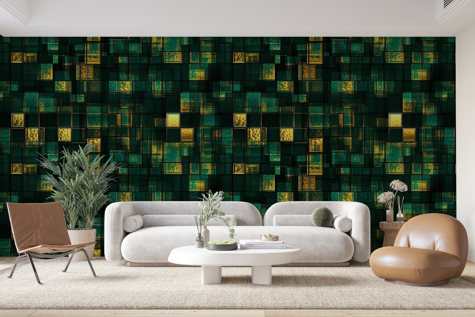 Papier peint 556 - mockup chambre