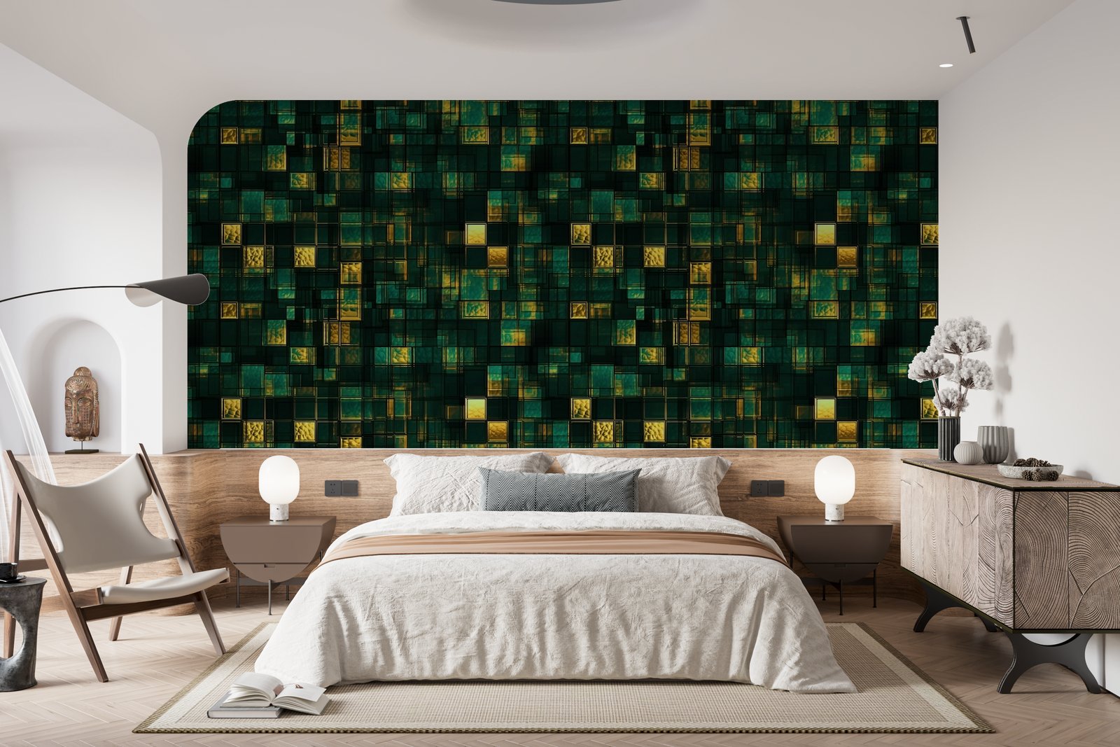 Papier peint 556 - mockup salon