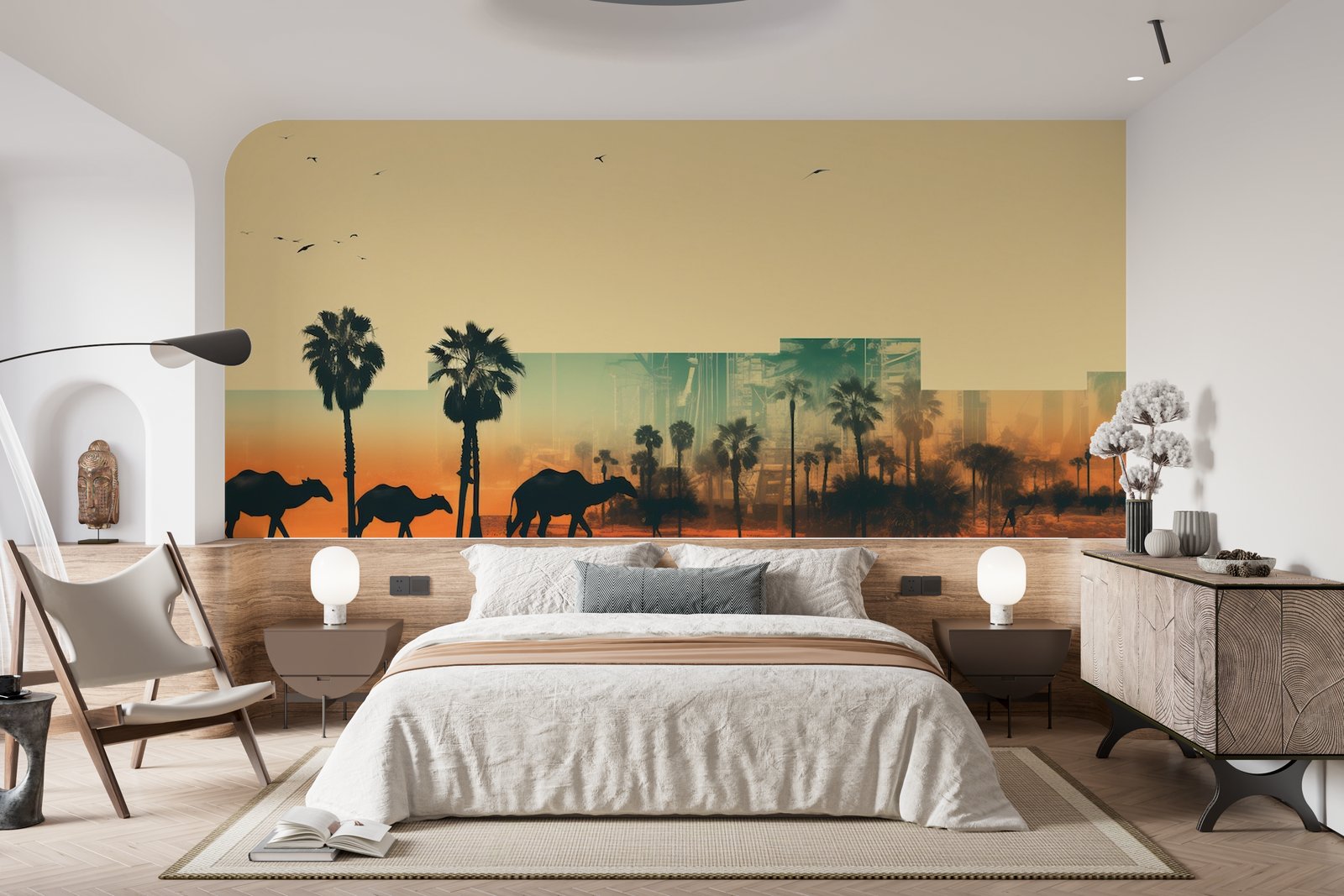 Papier peint 562 - mockup salon