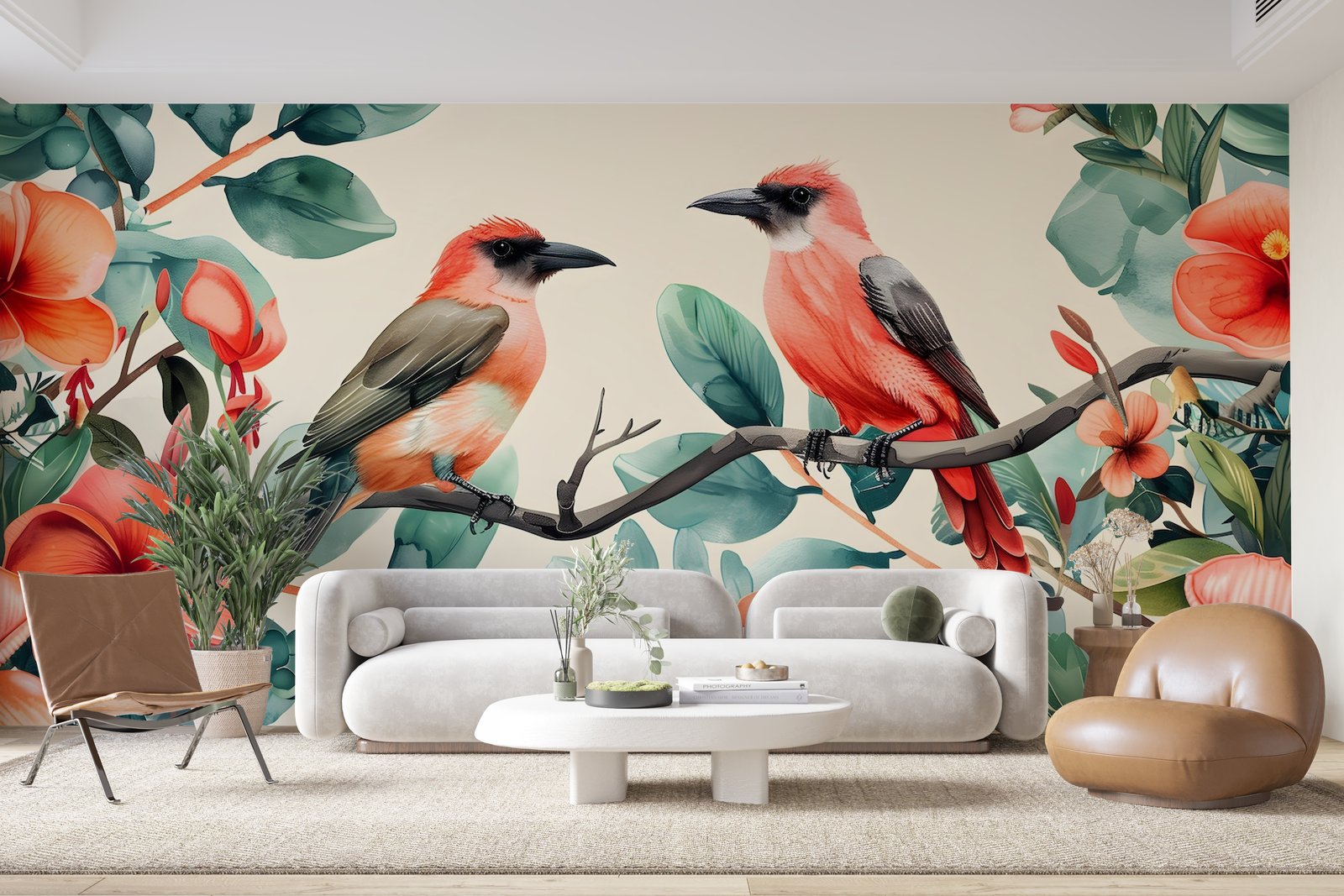 Papier peint 563 - mockup chambre