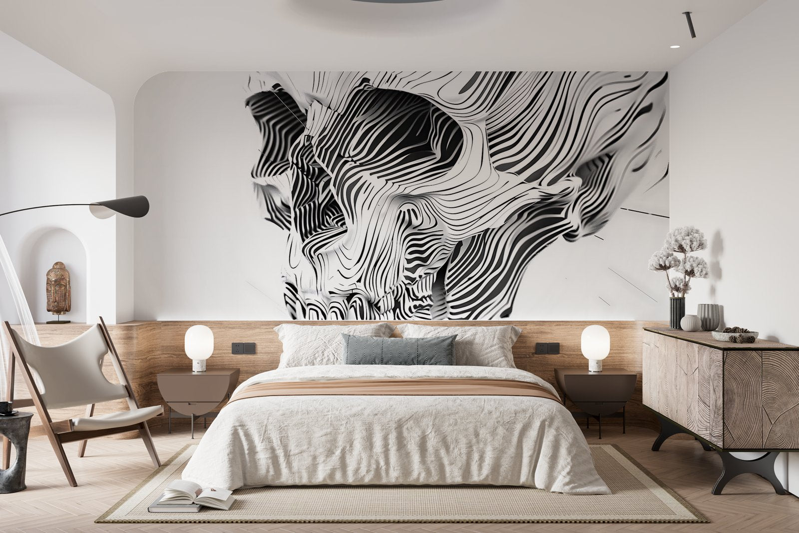 Papier peint 568 - mockup salon