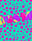 Papier Peint Pop Art - Popsicles Léopard Kiss Me