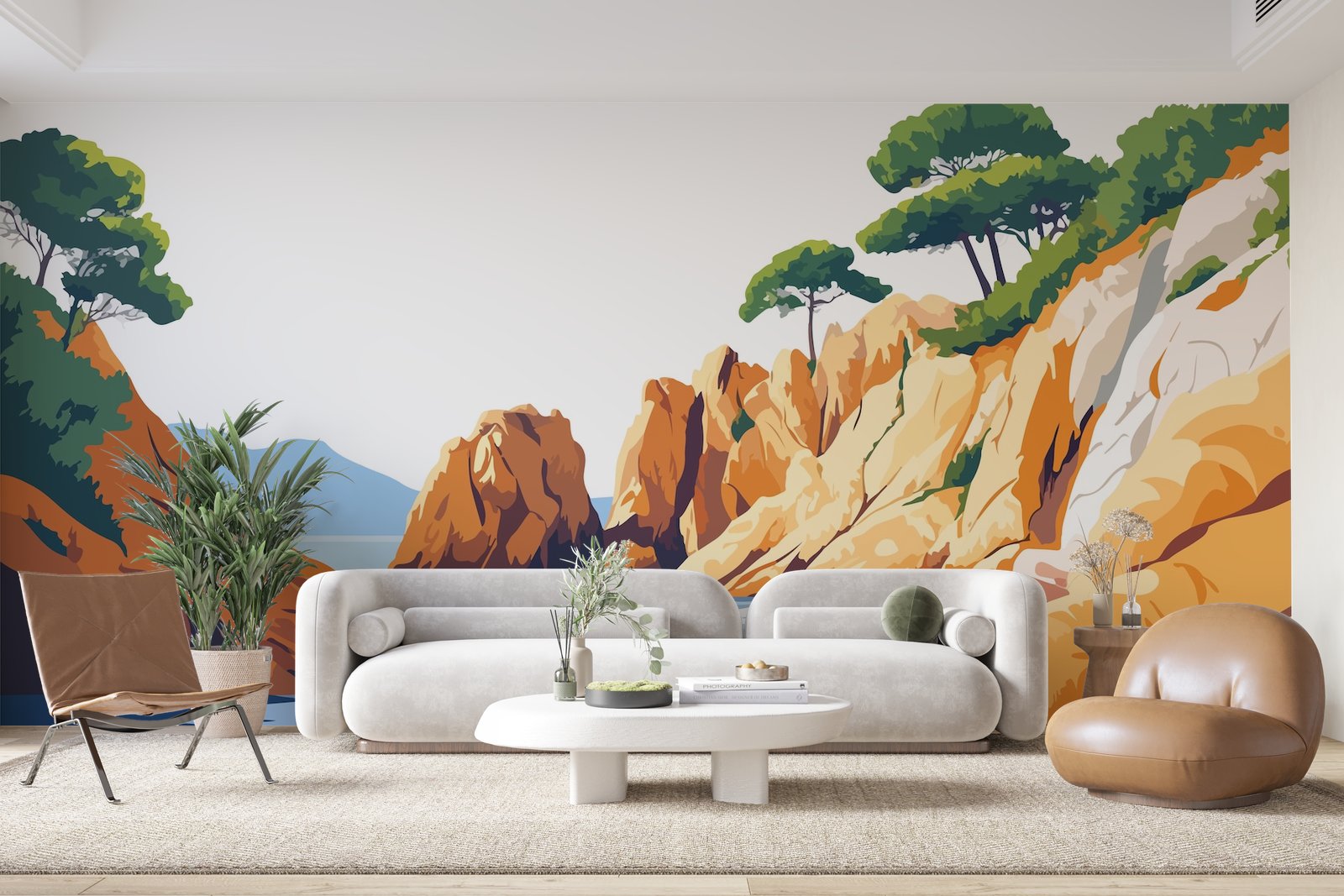 Papier peint 573 - mockup chambre