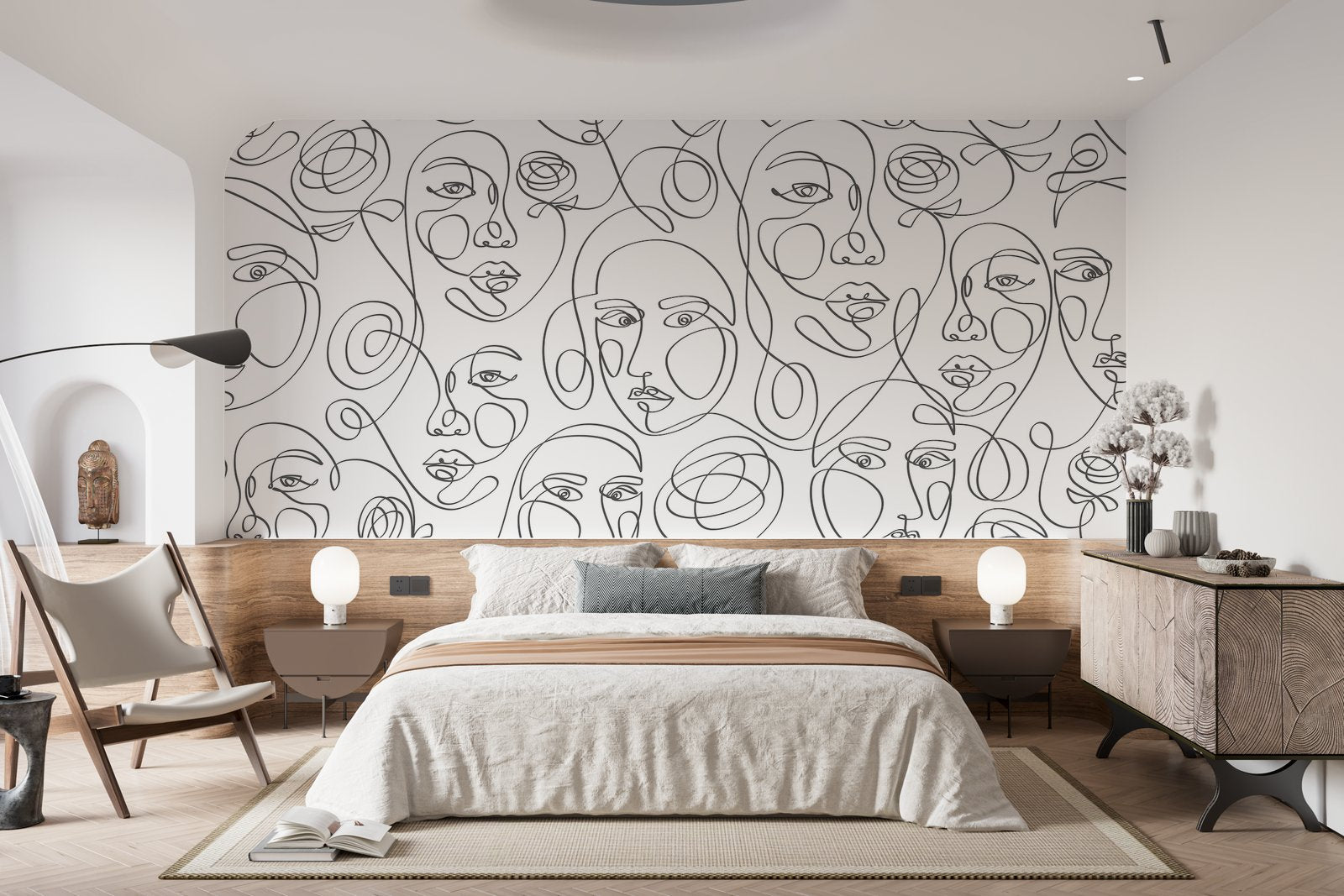 Papier peint 575 - mockup salon