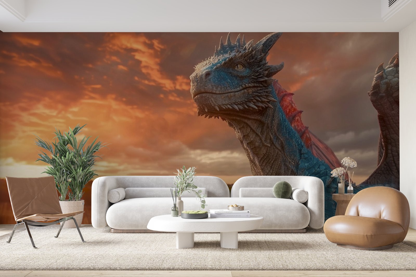 Papier peint 580 - mockup chambre