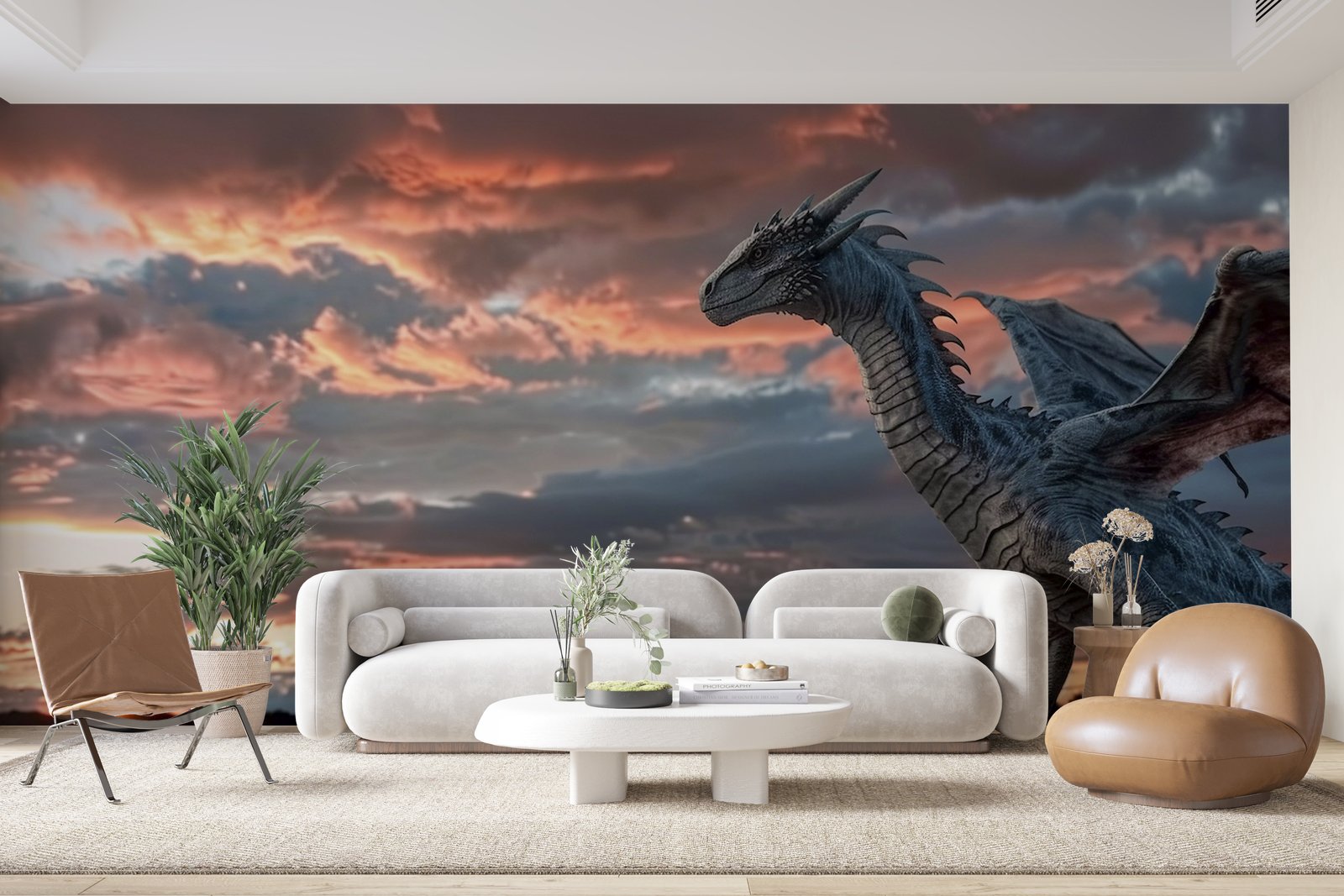 Papier peint 581 - mockup chambre