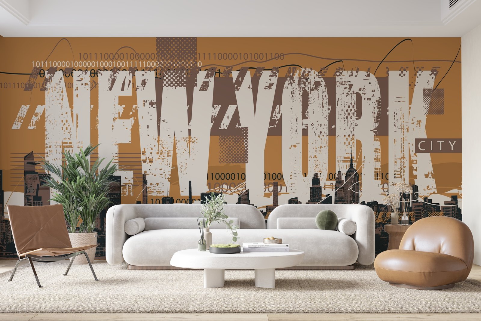 Papier peint 587 - mockup chambre