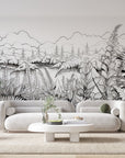 Papier peint 589 - mockup chambre