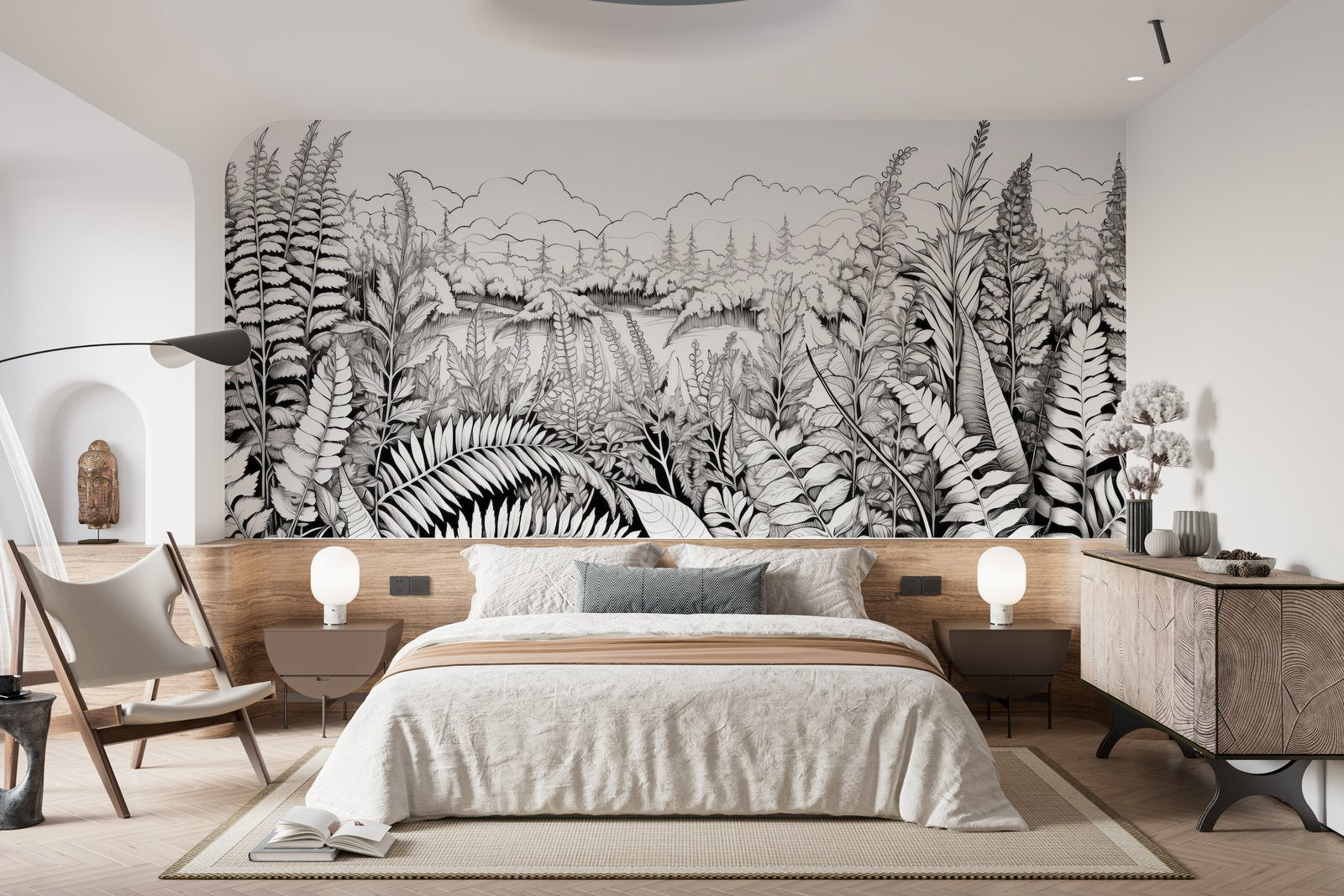 Papier peint 589 - mockup salon