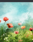 Papier Peint Floral - Coquelicots dans les Champs